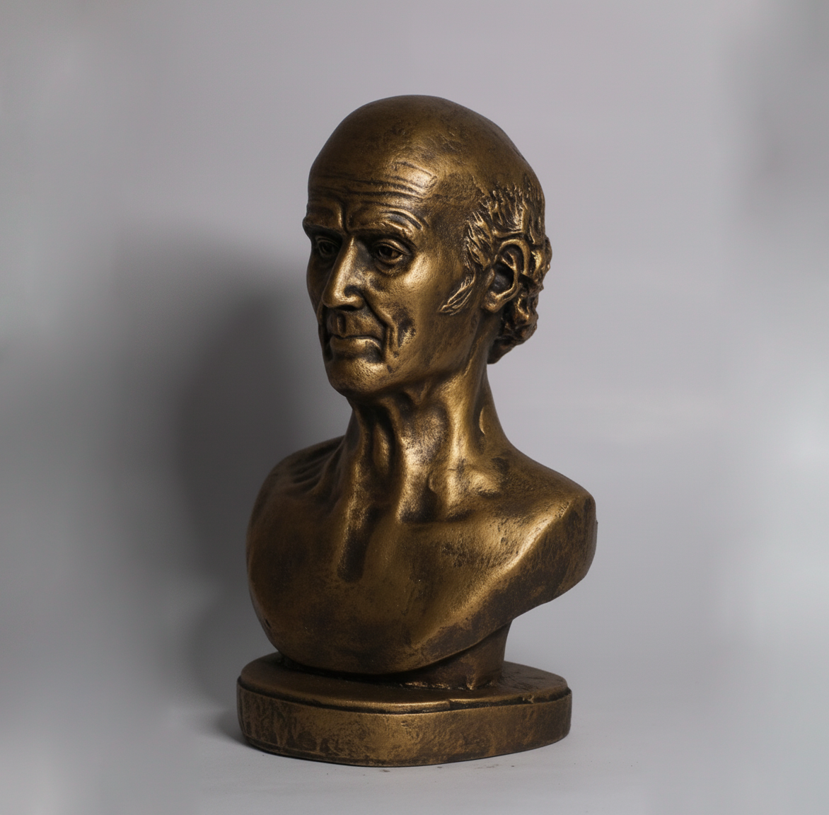 Antique brass finish Benjamin Franklin collectible figurine