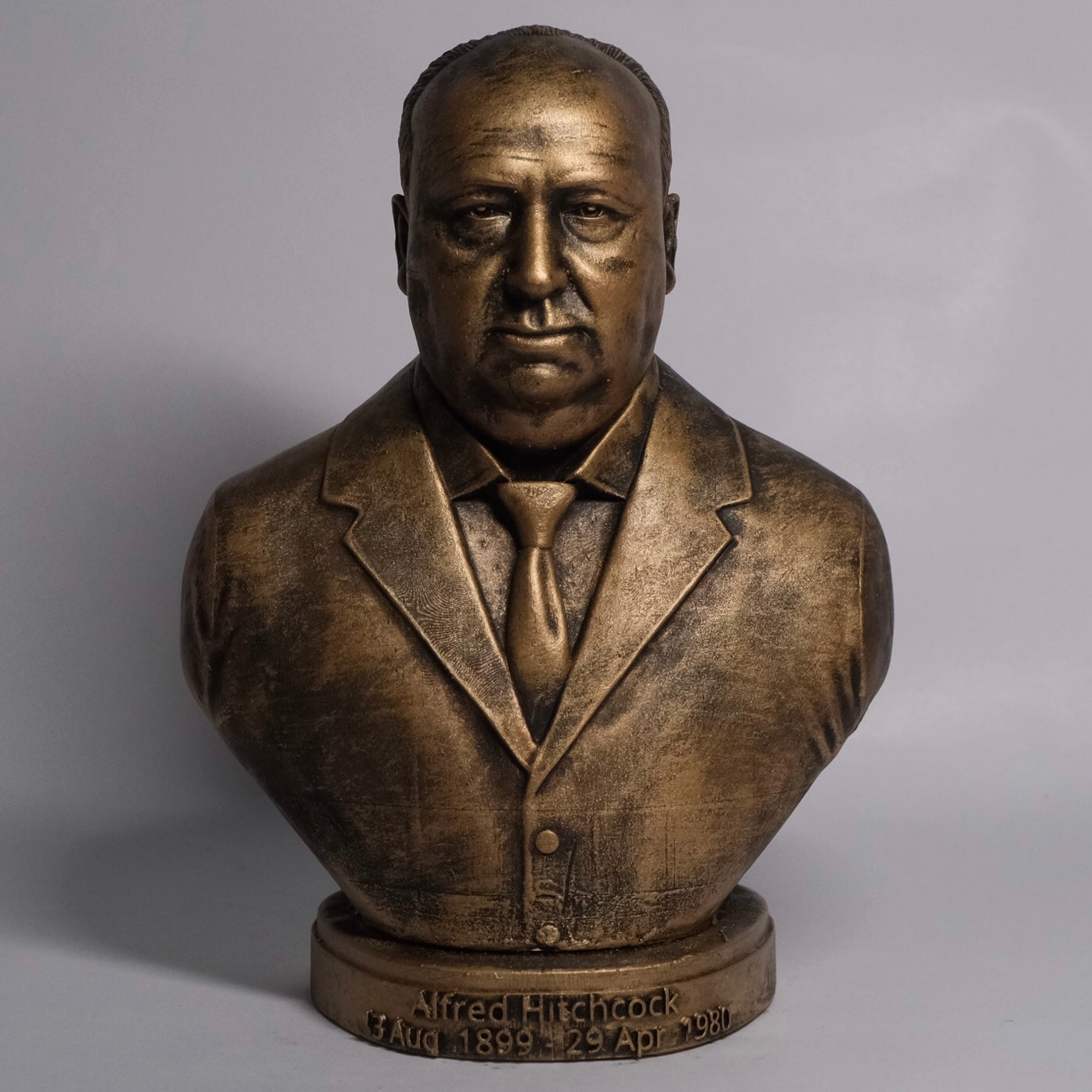 Alfred Hitchcock brass finish movie memorabilia
