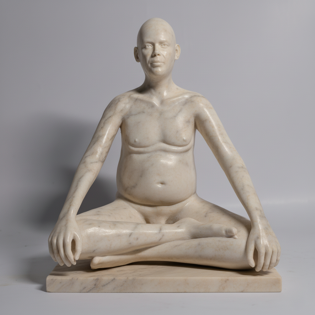 Ramanar Maharishi 6 inch stone dust resin statue