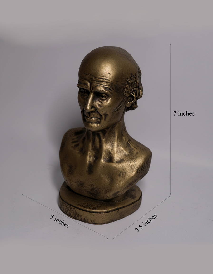 Benjamin Franklin miniature statue for home and office décor